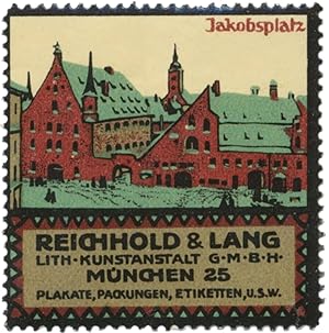 Seller image for Reklamemarke Jakobsplatz for sale by Veikkos