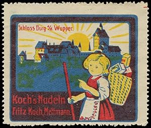 Immagine del venditore per Reklamemarke Schloss Burg an der Wupper venduto da Veikkos