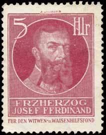 Bild des Verkufers fr Reklamemarke Erzherzog Josef Ferdinand zum Verkauf von Veikkos