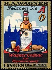 Seller image for Reklamemarke Wagner Cognac for sale by Veikkos
