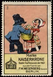 Immagine del venditore per Reklamemarke Kaiserkrone Kaffee-Zusatz venduto da Veikkos