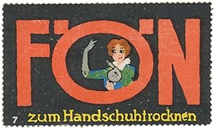 Seller image for Reklamemarke Fn zum Handschuhtrocknen for sale by Veikkos