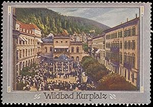 Imagen del vendedor de Reklamemarke Kurplatz in Wildbad a la venta por Veikkos