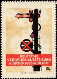 Bild des Verkufers fr Reklamemarke Deutsche Verkehrs - Ausstellung zum Verkauf von Veikkos