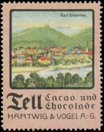 Seller image for Reklamemarke Bad Schandau - Wilhelm Tell Schokolade for sale by Veikkos