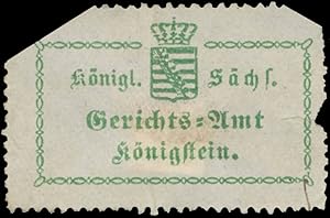 Seller image for Siegelmarke K.S. Gerichtsamt Knigstein for sale by Veikkos