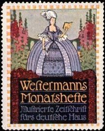 Seller image for Reklamemarke Westermanns Monatshefte for sale by Veikkos