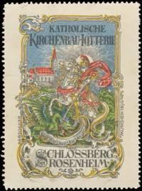 Seller image for Reklamemarke Schlossberg Rosenheim for sale by Veikkos