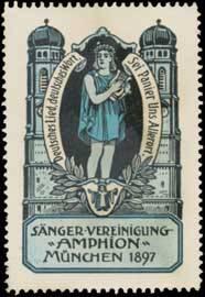 Seller image for Reklamemarke Sngervereinigung for sale by Veikkos