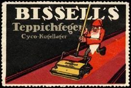 Imagen del vendedor de Reklamemarke Zwerg - Bissells Teppichfeger a la venta por Veikkos