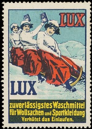 Seller image for Reklamemarke Lux zuverlssigstes Waschmittel for sale by Veikkos