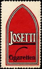 Seller image for Reklamemarke Josetti for sale by Veikkos