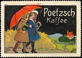 Imagen del vendedor de Reklamemarke Poetzsch Kaffee a la venta por Veikkos