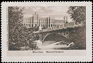 Seller image for Reklamemarke Maximilianeum for sale by Veikkos