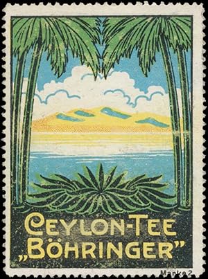 Seller image for Reklamemarke Ceylon Tee Bhringer for sale by Veikkos