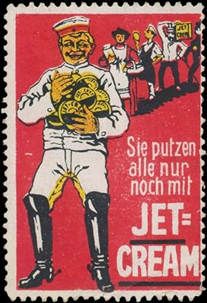 Seller image for Reklamemarke Sie putzen alle nur noch mit Jet-Cream for sale by Veikkos