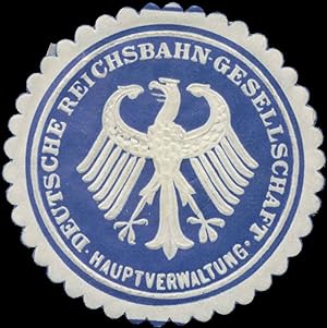 Siegelmarke Hauptverwaltung Deutsche Reichsbahn Gesellschaft