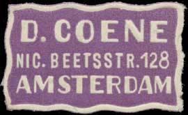 Bild des Verkufers fr Siegelmarke D. Coene zum Verkauf von Veikkos