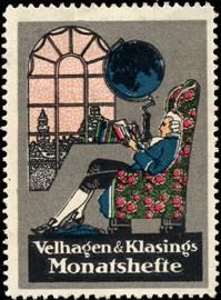 Seller image for Reklamemarke Velhagen & Klasings Monatshefte for sale by Veikkos