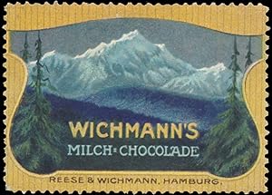 Seller image for Reklamemarke Wichmanns Milch Schokolade for sale by Veikkos