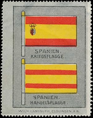 Immagine del venditore per Reklamemarke Spanien Flagge venduto da Veikkos