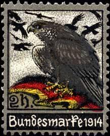 Reklamemarke Bundesmarke (Vogel)
