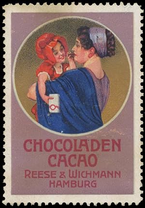Seller image for Reklamemarke Schokoladen Kakao for sale by Veikkos