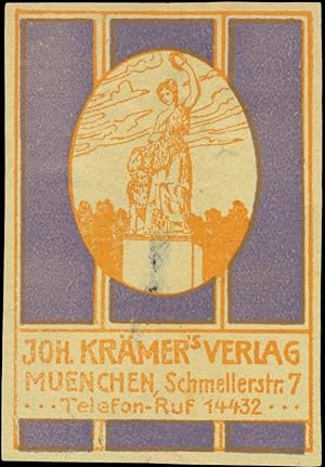 Seller image for Reklamemarke Joh. Krmers Verlag for sale by Veikkos