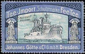 Imagen del vendedor de Reklamemarke S.M. Linienschiff Preussen a la venta por Veikkos