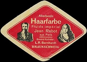 Image du vendeur pour Reklamemarke Haarfarbe Jean Rabot mis en vente par Veikkos