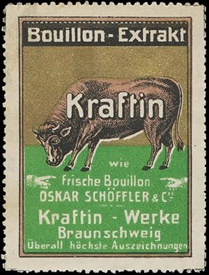 Seller image for Reklamemarke Kraftin Bouillon-Extrakt for sale by Veikkos