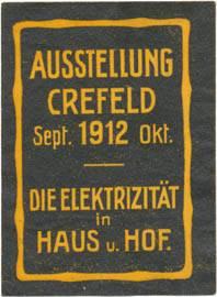 Seller image for Reklamemarke Die Elektrizitt in Haus und Hof for sale by Veikkos