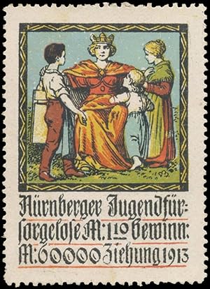 Seller image for Reklamemarke Nrnberger Jugendfrsorge for sale by Veikkos