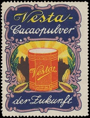 Seller image for Reklamemarke Vesta-Kakaopulver der Zukunft for sale by Veikkos