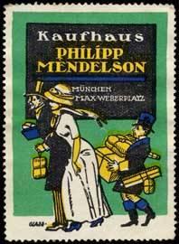 Seller image for Reklamemarke Kaufhaus Philipp Mendelson for sale by Veikkos
