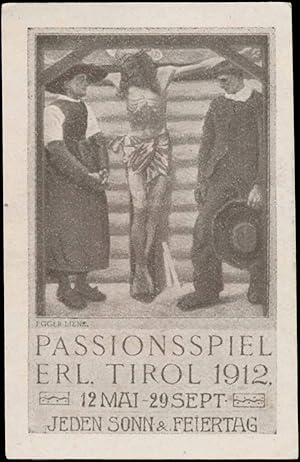 Seller image for Reklamemarke Passionsspiel in Erl for sale by Veikkos