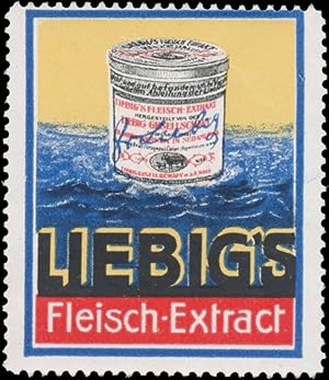Bild des Verkufers fr Reklamemarke Liebigs Fleisch-Extract zum Verkauf von Veikkos