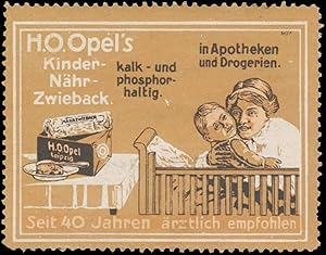 Seller image for Reklamemarke Kinder-Nhr-Zwieback for sale by Veikkos