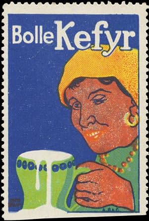 Seller image for Reklamemarke Bolle Kefyr for sale by Veikkos