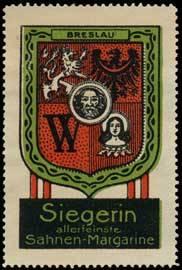 Seller image for Reklamemarke Breslau Wappen for sale by Veikkos