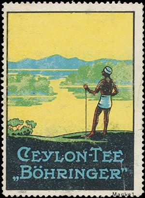 Seller image for Reklamemarke Ceylon Tee Bhringer for sale by Veikkos