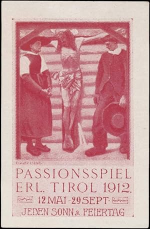 Bild des Verk�ufers f�r Reklamemarke Passionsspiel in Erl zum Verkauf von Veikkos
