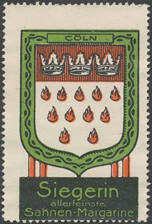 Seller image for Reklamemarke Wappen von Kln for sale by Veikkos