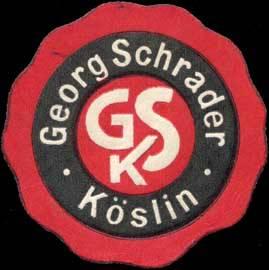 Image du vendeur pour Siegelmarke Georg Schrader - Kslin mis en vente par Veikkos
