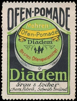 Seller image for Reklamemarke Mohren Ofen-Pomade Diadem for sale by Veikkos