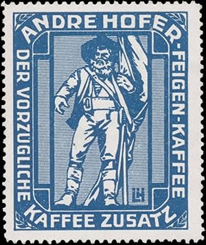 Bild des Verkufers fr Reklamemarke Andre Hofer Feigenkaffee der vorzgliche Kaffee-Zusatz zum Verkauf von Veikkos