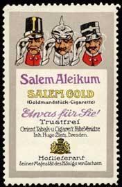 Image du vendeur pour Reklamemarke Salem Aleikum - Militr Propaganda mis en vente par Veikkos