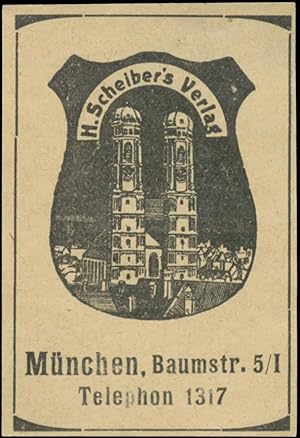 Seller image for Reklamemarke H. Scheibers Verlag for sale by Veikkos