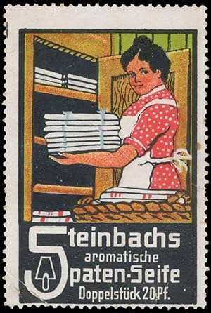 Image du vendeur pour Reklamemarke Steinbachs aromatische Spaten-Seife mis en vente par Veikkos