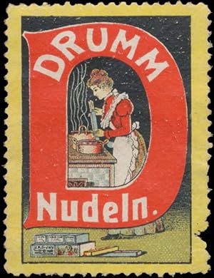 Imagen del vendedor de Reklamemarke Drumm Nudeln a la venta por Veikkos